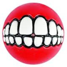 Rogz Grinz Ball 哨牙為食波-紅色(7.8cm / 3in)